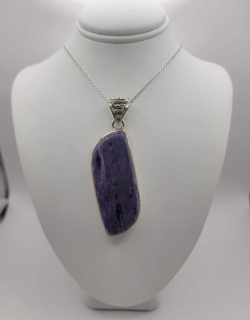 Charolite Pendant #5 - Gemstone