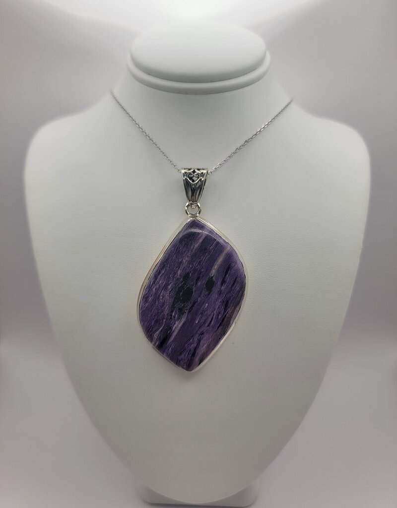 Charolite Pendant #6 - Gemstone