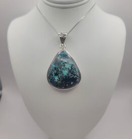 Chyrscolla Pendant #3 - Gemstone