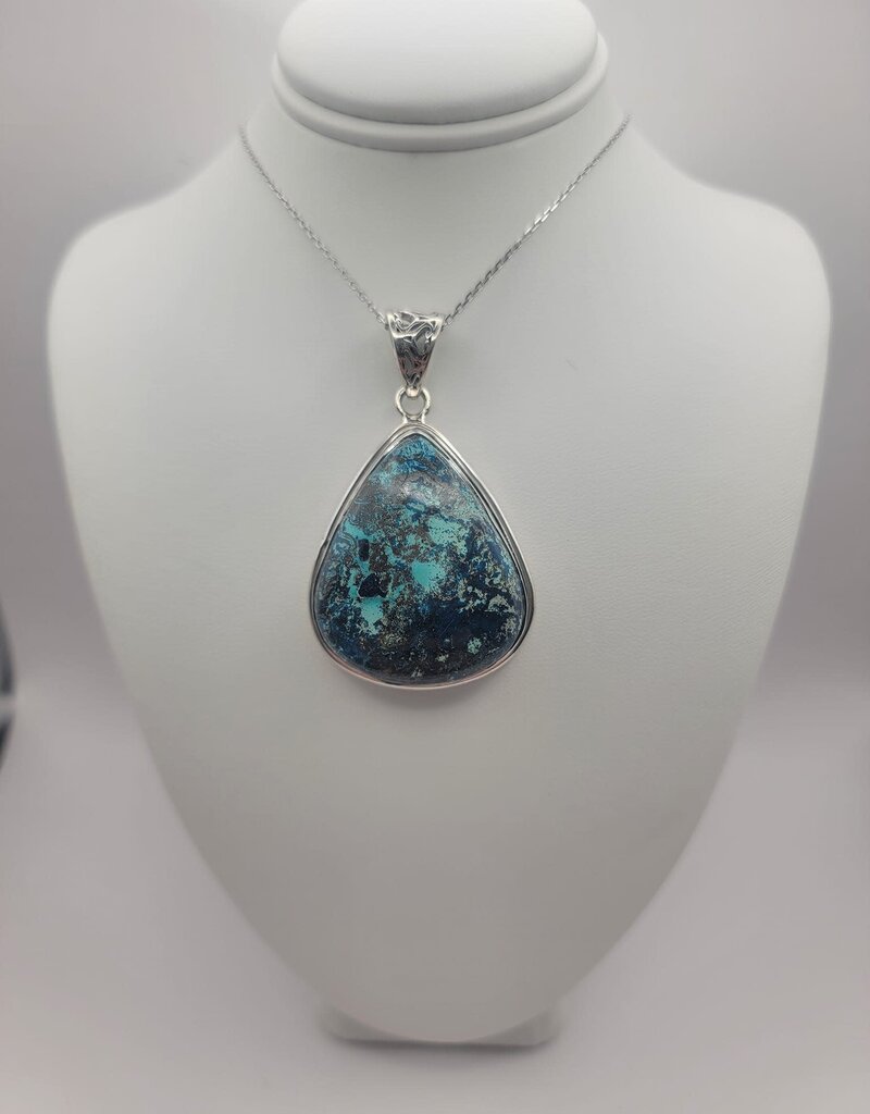 Chyrscolla Pendant #3 - Gemstone