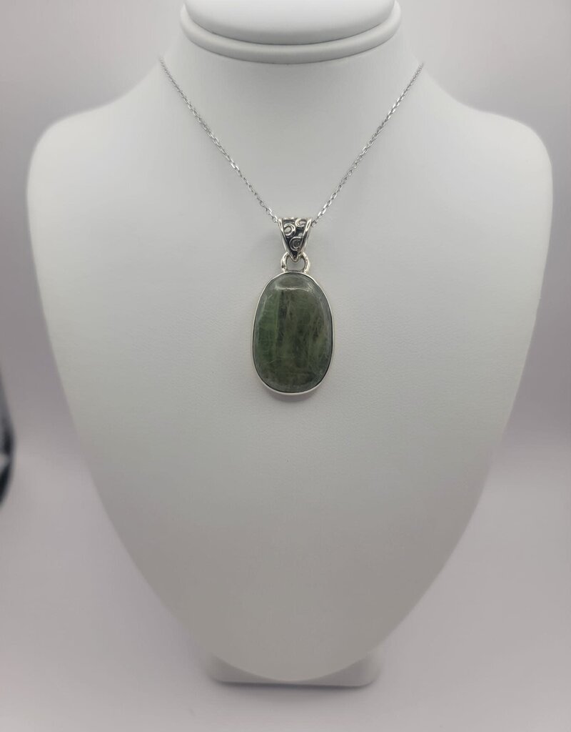 Green Kyanite Pendant #1 - Gemstone