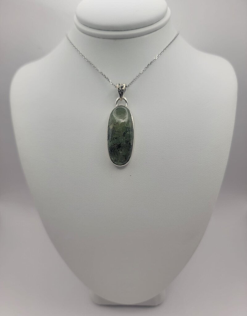 Green Kyanite Pendant #3 - Gemstone