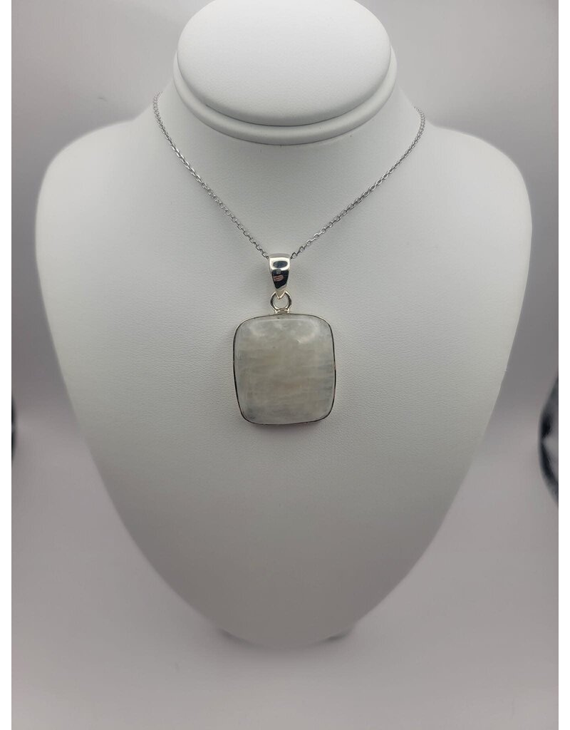 Rainbow Moonstone Pendant #2 - Gemstone