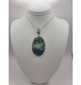 Moss Agate Pendant #4 - Gemstone