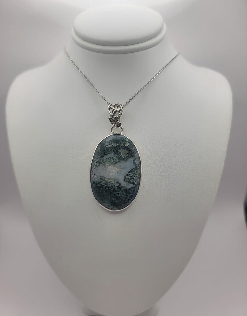 Moss Agate Pendant #4 - Gemstone