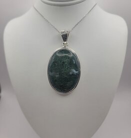 Moss Agate Pendant #5 - Gemstone