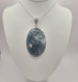 Moss Agate Pendant #7 - Gemstone