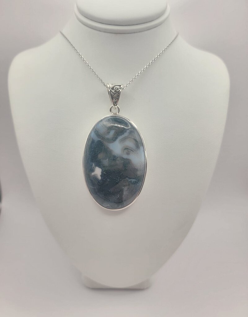 Moss Agate Pendant #7 - Gemstone