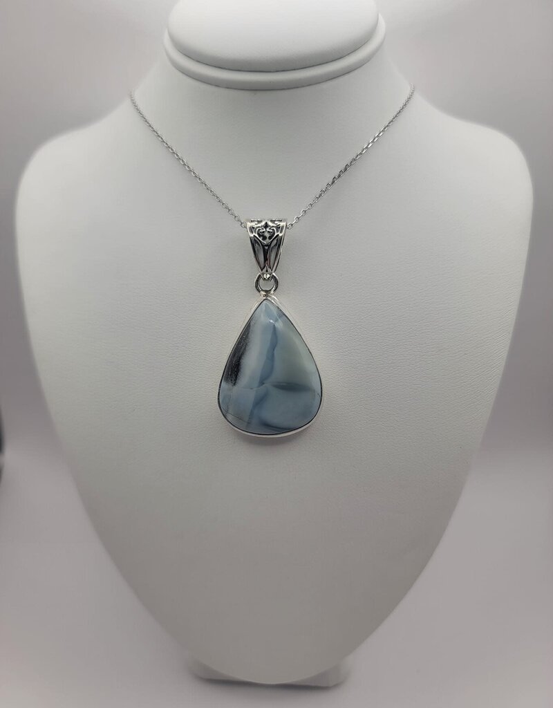 Blue Opal Pendant #4 - Gemstone