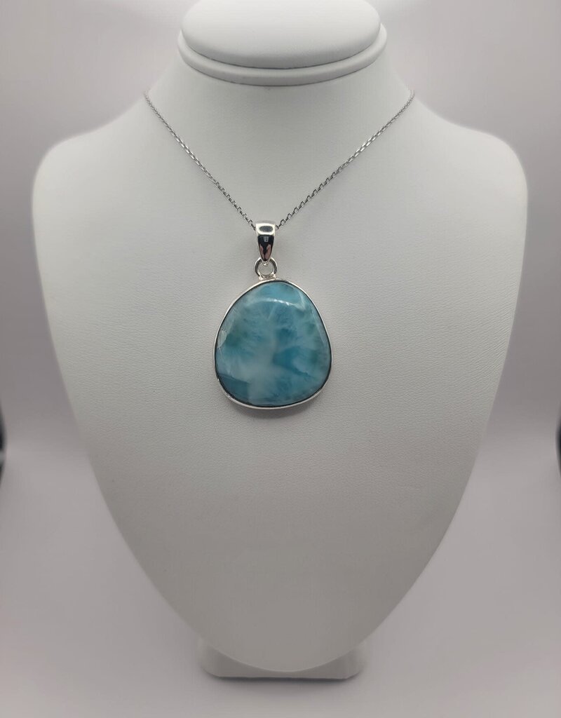 Larimar Pendant #3 - Gemstone