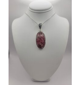 Thulite Pendant #4 - Gemstone