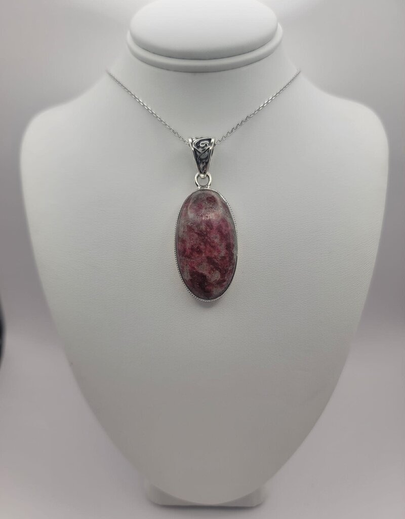 Thulite Pendant #4 - Gemstone