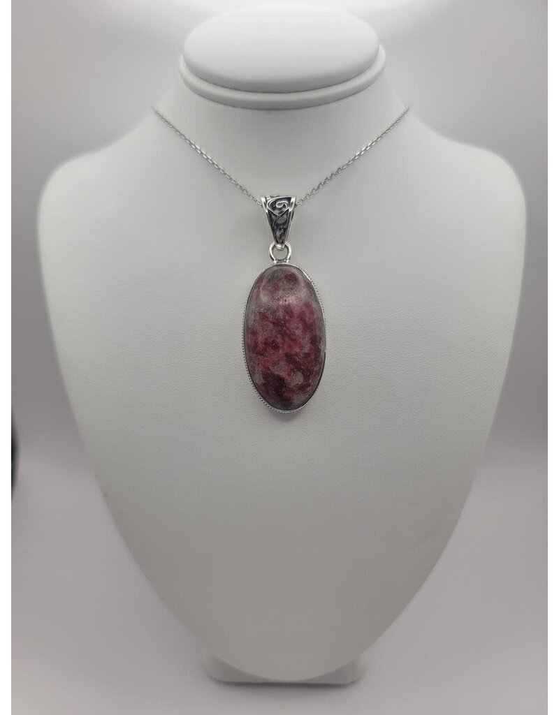 Thulite Pendant #4 - Gemstone