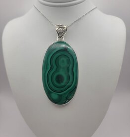 Malachite Pendant #3 - Gemstone