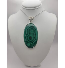 Malachite Pendant #3 - Gemstone