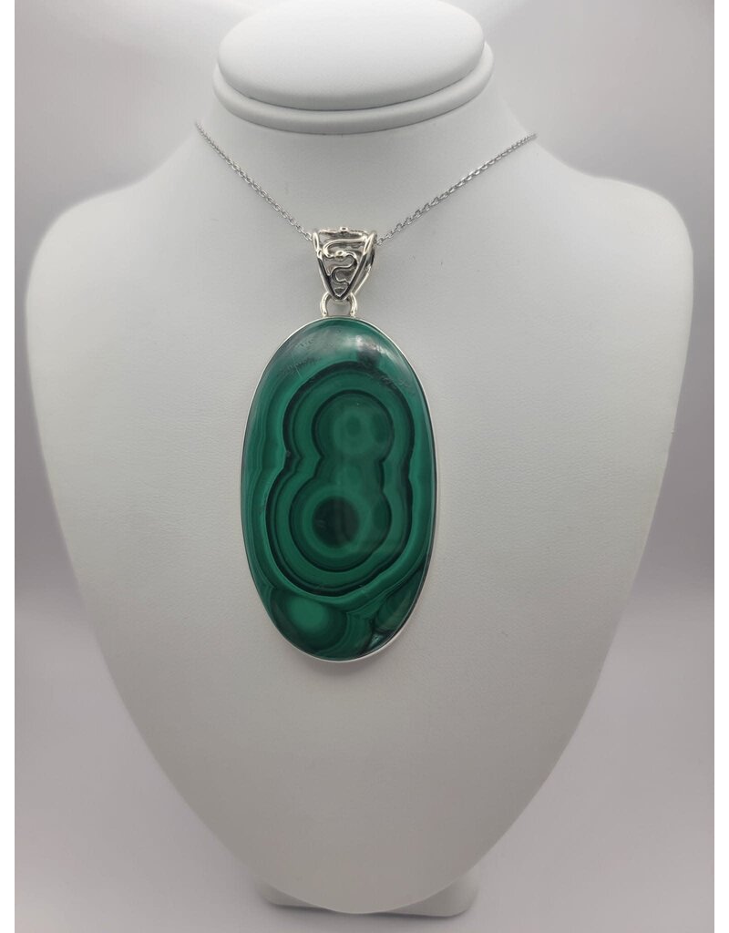 Malachite Pendant #3 - Gemstone