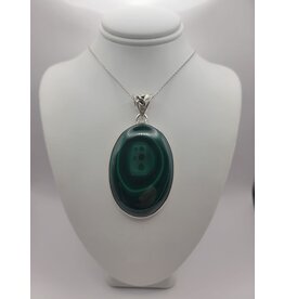 Malachite Pendant #6 - Gemstone