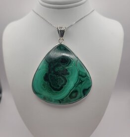 Malachite Pendant #7 - Gemstone