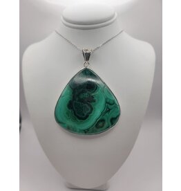 Malachite Pendant #7 - Gemstone