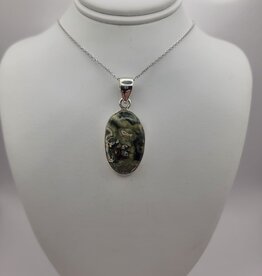 Turritella Pendant #3 - Gemstone