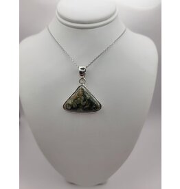 Turritella Pendant #5 - Gemstone