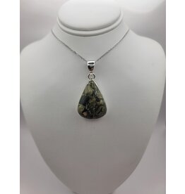 Turritella Pendant #7 - Gemstone