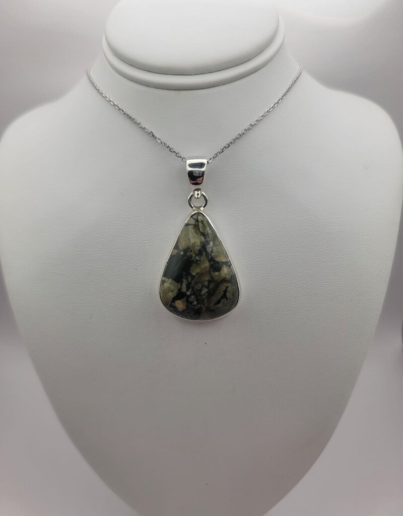 Turritella Pendant #7 - Gemstone