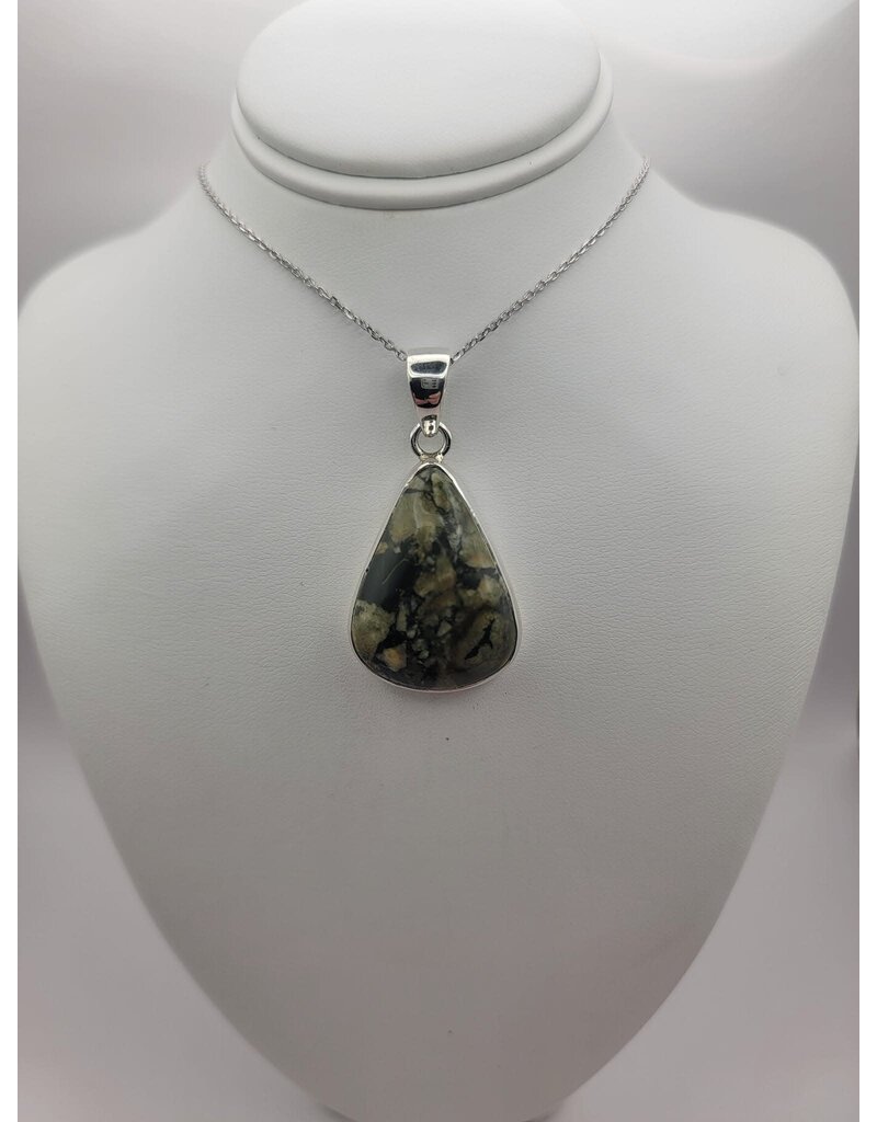 Turritella Pendant #7 - Gemstone