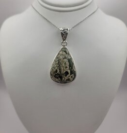 Turritella Pendant #8 - Gemstone