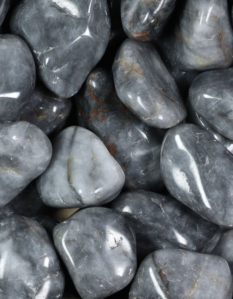 Grey Quartz - Large Gemstone Tumbled