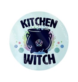 Kitchen Witch Glass Chopping Board