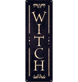 Witch Slim Tin Sign