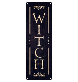 Witch Slim Tin Sign