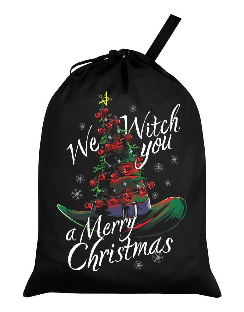 We Witch You a Merry Christmas Santa Sack