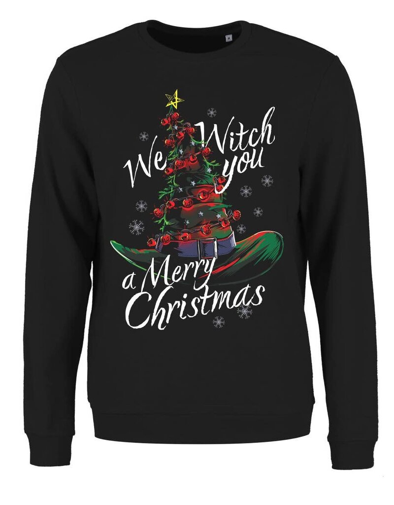 We Witch You a Merry Christmas Long Sleeve - Small