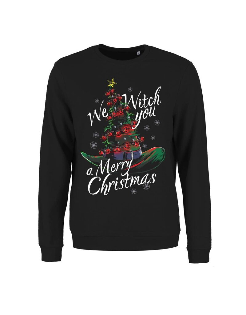 We Witch You a Merry Christmas Long Sleeve - Med