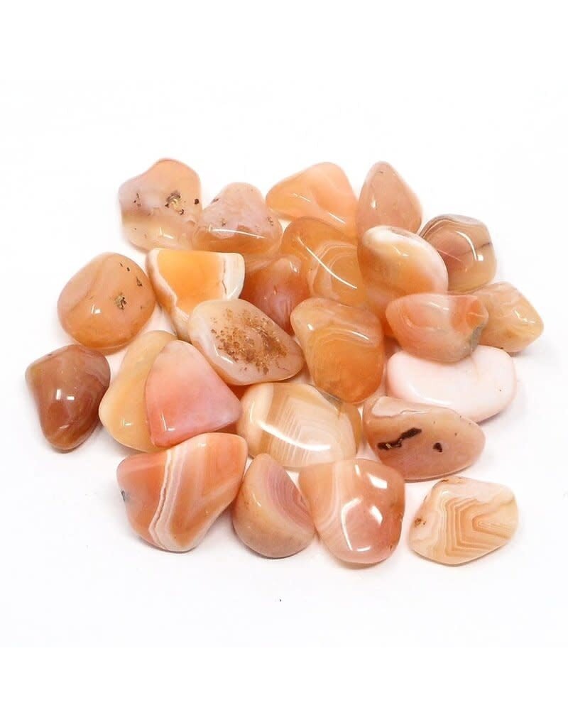 Banded Carnelian - Medium Gemstone Tumbled