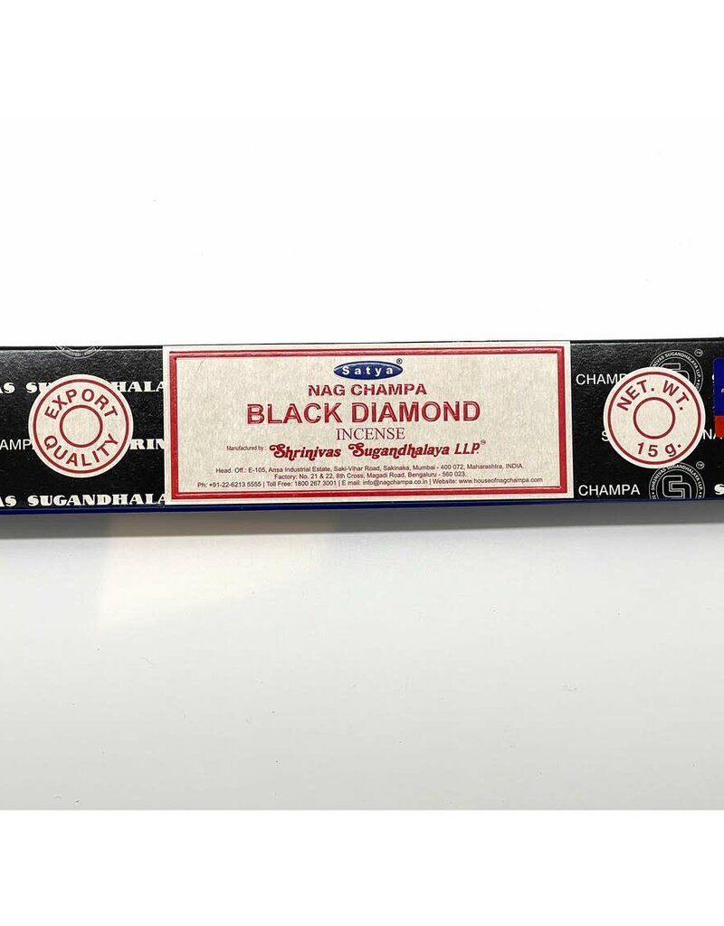 Satya Black Dimond Stick Incense 15gr