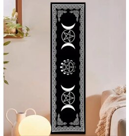 Pentagram Triple Goddess Table Runner