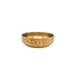 Brass Altar Bowl Celestial Moon Symbols
