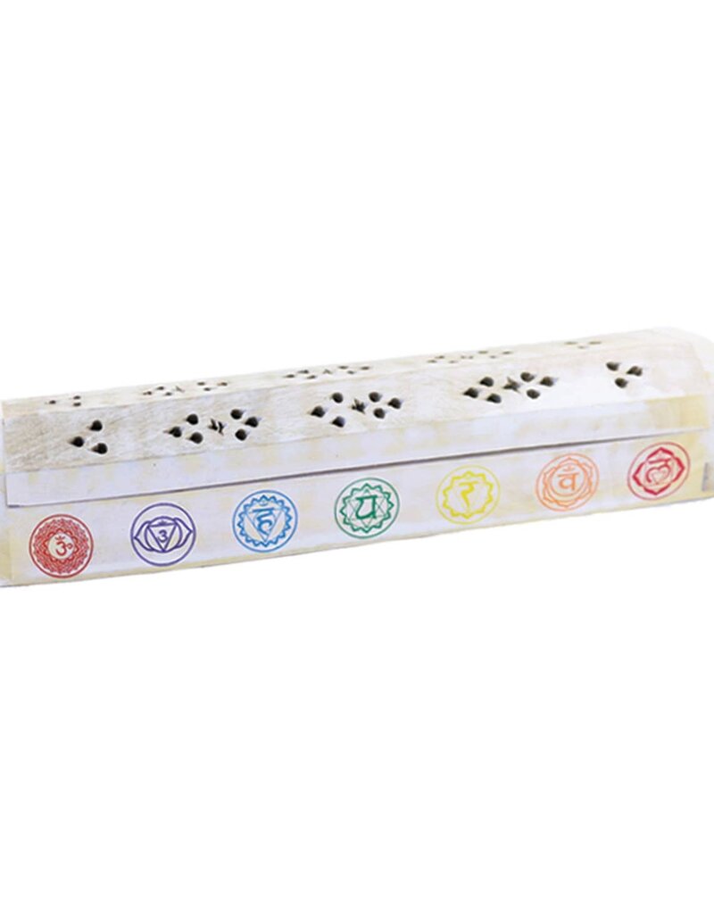 Chakra Incense Wooden Coffin Box