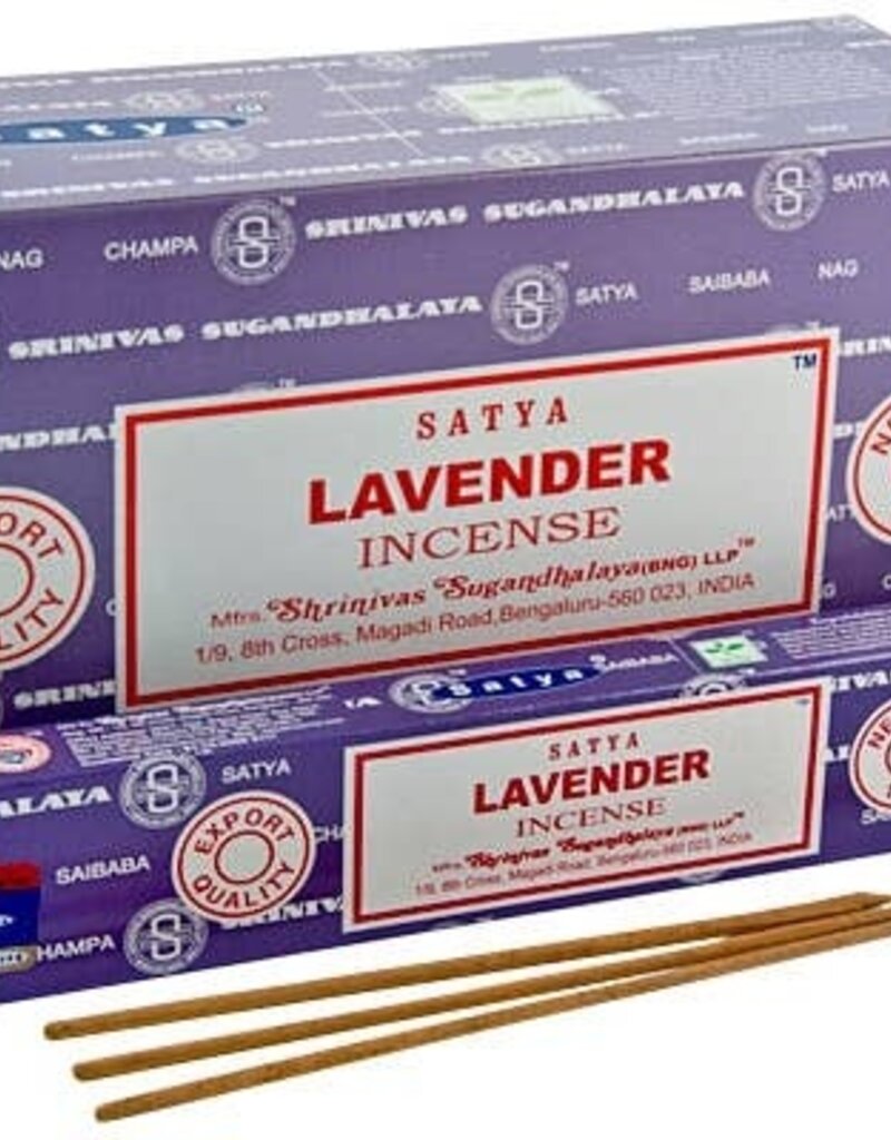 English Lavender Satya Incense Sticks 15gr