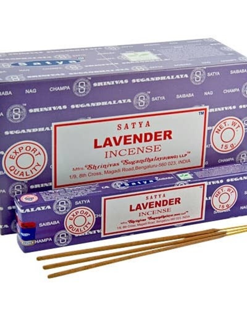 English Lavender Satya Incense Sticks 15gr