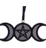 Nemesis Now Triple Moon Magic Hanging Ornament 7.5cm