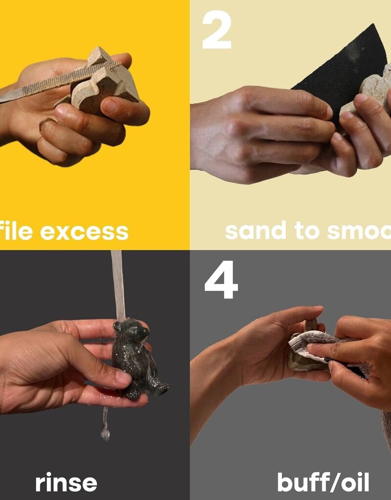 Soapstone Carving Kit - Elephant