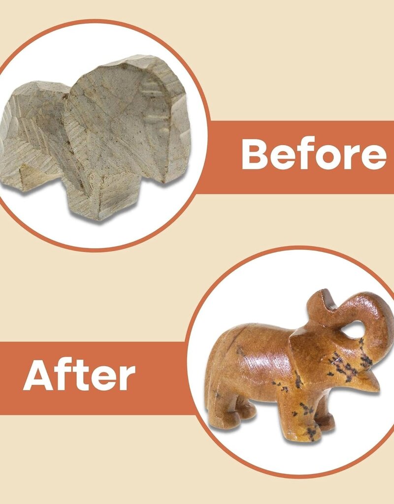Soapstone Carving Kit - Elephant