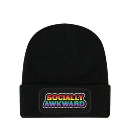 Socially Awkward Black Toque
