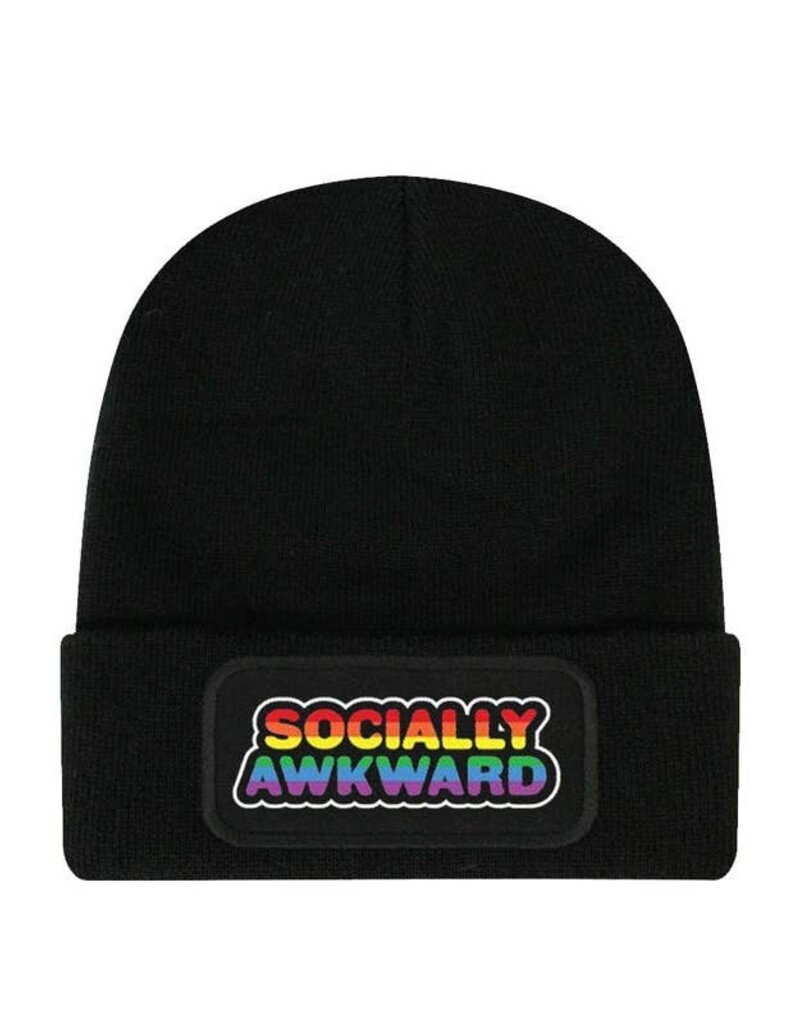 Socially Awkward Black Toque