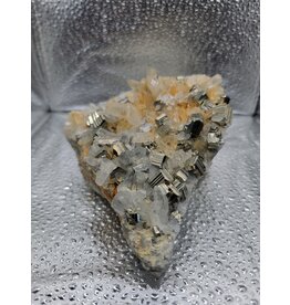 Pyrite & Quartz Cluster - Gemstone 1