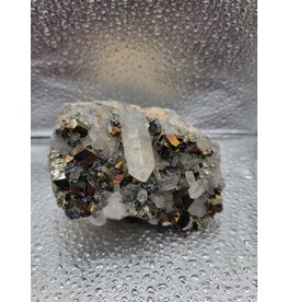 Pyrite & Quartz Cluster - Gemstone 11